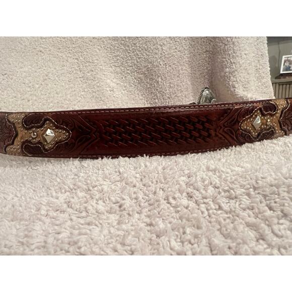 Men’s Western Leather Belt 34